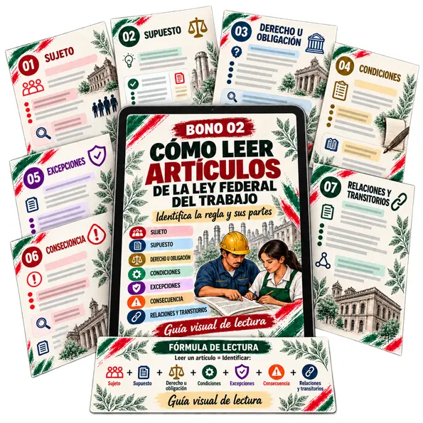Bono 02: Cómo Leer Artículos de la Ley Federal del Trabajo